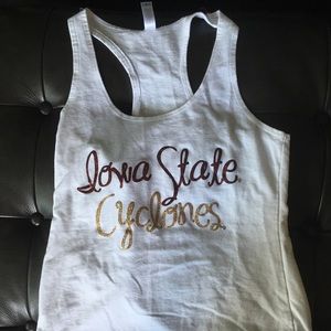 Iowa state racerback tank top